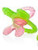 Nuby Chewbies Silicone Teether  Pink Green