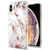 GORGCASE iPhone Xs CASE 5-8 INCH 2018  iPhone X 2017 Slim Anti-Scratch Thin Armor Shockproof Cute Sparkle Bling Teen Girls Women Protective Cover for Apple iPhone Xs Marble Rose Gold White