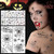 Spiders Tattoos Stickers  Temporary Halloween Spider Net Web Temp Stickers for Face-Shoulder-Arm-Back-Eye  Masquerade Party Favor  Cosplay  DIY  Temporales Black Horror Cobweb Tatuajes Decal