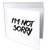 3dRose Im Not Sorry - Greeting Card  6  x 6   Single gc2403145