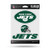 Rico Industries NFL New York Jets Die Cut 3-Piece Triple Spirit Sticker Sheet