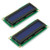 HiLetgo 2pcs HD44780 1602 LCD Display Module DC 5V 16x2 Character LCM Blue Blacklight NEW