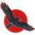 C D Visionary JSX Raven Over Red Sun Patch  Multi Colors