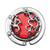 Grtdrm Heart Shape Premium Foldable Handbag Bag Purse Hanger Table Hook Holder Red