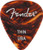 Fender Wavelength Tortoise Shell Guitar Picks 6 - 351 Shape - Thin
