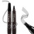 Eyebrow Tattoo Pen  Liquid Eyebrow Pencil  Microblading Eyebrow Pen  4 Point Eyebrow Pen Tattoo Eyebrow With Precision Applicator Long Lasting  Waterproof-2 pc-set Dark black