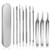 10PCS Blackhead Remover Pimple Extractor Tool  Comedone Pimple Extractor Tool  Acne Kit for Blackhead  Whitehead Popping  Zit Removing