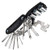 16 in 1 Portable Folding Multi-Function Road Mountain Bike Repair Tool Kit Set with Socket Wrench Screwdriver Bicycle Cycling Mechanic for Cycling Bike Chain Tire Steel