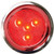 T-H Marine LED-51897-DP Stainless LED Puck Light, 3" - Red