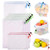 Reusable Produce Bags  9Pcs Reusable Mesh Produce Bags Grocery Reusable Washable Storage Bags for Groceries Toys Fruits