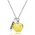 Silver Color Charms Faith Necklace Christ Mustard Seed Apple Pendant Stainless Steel Jewelry Birthday Gifts for Women Girls Y786 Yellow