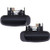 OCPTY Door Handles Exterior Rear Driver Passenger Side Replacement fit 1998-2002 for Corolla Outside Door Handles Black2pcs