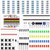 LAFVIN Electronics Component Basic Starter Kit with Flame Sensor Precision Potentiometer  Buzzer  Capacitor Compatible with Arduino  MEGA2560