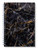 Black Marble - A5 Spiral Notebook - Ruled Notebook-Journal - Lined Journal - 5-83  X 8-35  Softcover Books - College Ruled Spiral Notebook-Journal - Rough Draft Mini Spiral Notebook