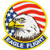 United States Air Force USAF Eagle Flight Embroidered Patch  with Iron-On Adhesive