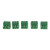 Fielect PCB Terminal Block 5Pcs 300V 8A 3-5mm Pitch 3P Flat Angle Needle Seat Insert-in PCB Terminal Block Connector Green