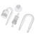 Bluecell Aquarium CO2 Regulator U Shape Aquarium CO2 Diffuser Check Glass Tube Suction Cup
