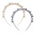 2PCS Double Layer Twist Plait Headband Hair Tools  Hollow Woven Headband with Clips  Korean Braided Headband  Fashion Braided Headbands Double Bangs Hairstyle Hairpin  Women Girls Multi-Layer Headband
