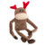 ZippyPaws - Holiday Crinkle Squeaky Plush Dog Toy Filled with Crinkle Paper and Stuffing - Large  Reindeer