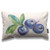 AOYEGO Blueberry Throw Pillow Cover 12x20 Inch Nature Watercolor Painting Fruit Berries Green Leaves Rectangle Pillow Cases Home Decorative Cotton Linen Cushion Cover for Bed Sofa