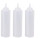 Great Credentials Squeeze Bottles Clear Set of 3 24 OZ-