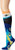 K- Bell Women s Leg Eater Novelty Casual Knee High Socks  Peacock Blue  Shoe Size  4-10