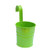 Garneck Hanging Flower Pots Vase Metal Iron Wall Hanging Planter Bucket Flower Holders for Railing Fence Balcony Garden Home Decoration Green