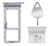 Galaxy S20-S20-S20 Ultra Dual SIM Card TrayMicro SD Card Tray Holder Slot Replacement Parts for Samsung Galaxy S20 S20 Plus S20 UltraEject Pin Gray