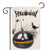 Halloween Garden Flag 12×18- Double Sided Happy Halloween Banner - Spooky Ghost Pumpkin Jack O Lantern Black Cat Bat - Home Yard House Outdoor Decoration 1PCS