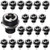 DIYhz 5-5x2-1mm 2 Pins DC Power Jack Female Panel Mounting Connector Socket 20 Pieces