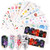 30 Sheets Winter Santa Claus Nail Stickers Christmas Xmas Snowflake Nail Decals Tree Deer Bell Snowman Nail Art Supplies Water Transfer Decals Manicure Tips Nails Decoration
