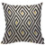 HOSNYE Labyrinth Pattern Throw Pillow Case Cushion Covers Black Yellow Stripes Cotton Linen for Couch Bed Sofa Car Waist 18 x 18 inch