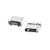 uxcell 30 PCS Micro USB Female Socket Connector Jack  5-Pin DIP 180 Degree  Repair Replacement Adapter