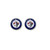 NHL Winnipeg Jets Logo Post Earrings