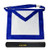 JYG Blue Lodge Mason Masonic Apron Master Gift Blue Ribbon Borders