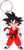 Keyring for Son Goku PVC Figure Anime Character Cosplay Metal keychain