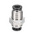 uxcell Straight Pneumatic Push to Quick Connect Fittings Bulkhead Union 6mm Tube OD X 6mm Tube OD