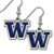 NCAA Siskiyou Sports Womens Washington Huskies Dangle Earrings One Size Team Color