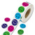Happy Smiley Face Circle Dot Incentive 1 Round Stickers Perfect Teachers Stickers for Class  Party  Reward  500 pcs-Roll-