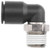 Brennan PCNY2501-08-06 PBT Push-to-Connect Tube Fitting  90 Degree Elbow  1-2  Tube OD x 3-8  NPT Male