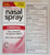 Original Perrigo Original Nasal Spray 12 Hour Spray 1 Fl Oz- 30ml Pack of Two