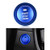 LECART 2Pcs Blue Keyless Engine Push Start Button Cover and Decoration Ring Aluminum Alloy Car Interior Accessories Start Stop Engine Switch Button Cover Compatible for Toyota Camry 2018 2019 2020