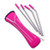 Abbott Collection Home 27-ECOSTRAW-03-PNK Abbott Collection 4 Assorted Straws   Brush-Case Pink