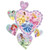 Disney Princess 32  Anagram Heart Foil Balloon  Multicolor