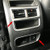 Fit For Cadillac XT5 2016 2017 2018 2019 Rear Seat Air Vent Outlet + USB Interface Frame Trims Matte