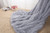 HOMIGOO Super Soft Shaggy Faux Fur Long Hair Throw Blanket Cozy Elegant Decorative Blanket Grey