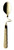 Villeroy & Boch New Wave Caffe 6-3/4-Inch Gold Plated After-Dinner Tea Spoon
