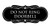 Signs ByLITA Designer Do Not Ring Doorbell SignBlack-Silver - Small