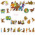 25Pcs Scooby Doo Cake Toppers Cupcake Toppers Happy Birthday Party Supplies Cake Decorations for Kids