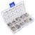 QLOUNI 200pcs 10 Value Rectifier Diode 1N4001~1N5819 Zener Diode Assortment Kit with Label   Clear Box